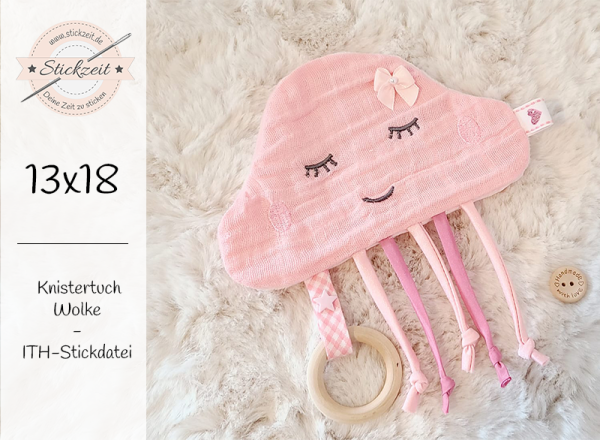Knistertuch Wolke - ITH-Stickdatei